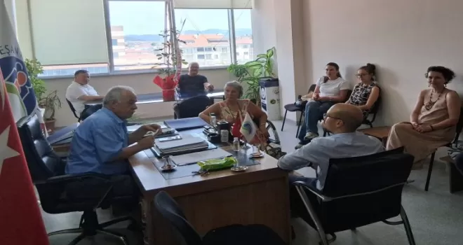 ERÇED yönetiminden Keşan Kent Konseyi’ne ziyaret