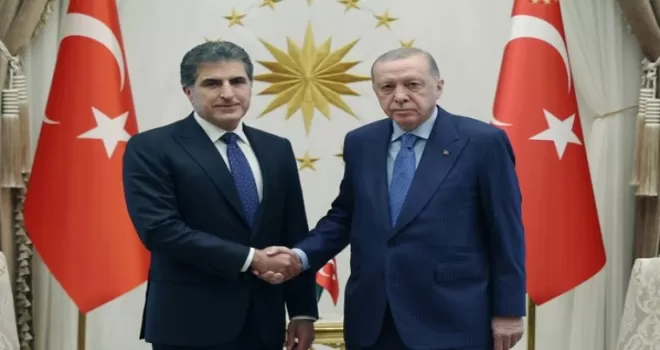 Erdoğan ile Barzani görüşmesinde ’Terörsüz Türkiye’ vurgusu