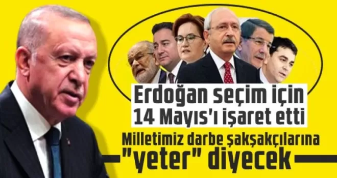 Erdoğan  “Milletimiz darbe şakşakçılarına “yeter“ diyecek