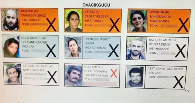 "Eren" operasyonları PKK’ya büyük darbe vurdu
