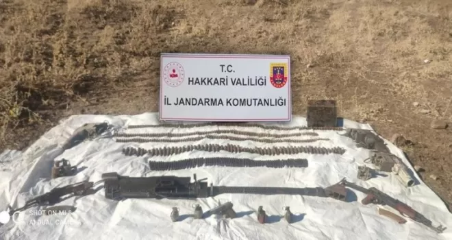 "Eren" operasyonlarında çok sayıda mühimmat ve yaşam malzemeleri ele geçirildi
