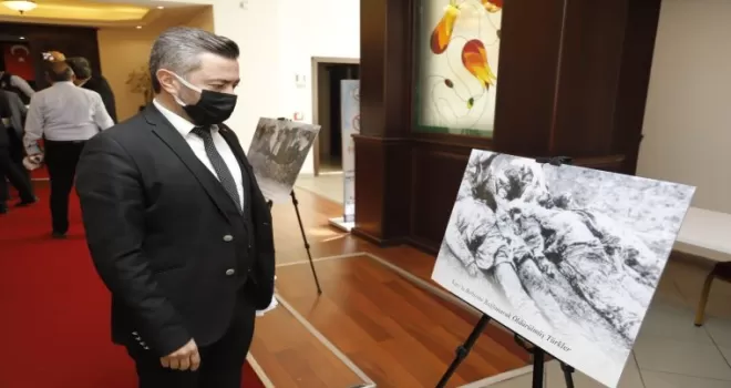 Ermeni çetelerinin mezalimi fotoğraflarla sergilendi
