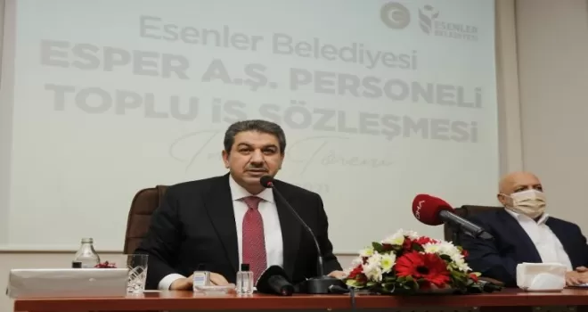 Esenler Belediyesi’nde toplu sözleşme sevinci

