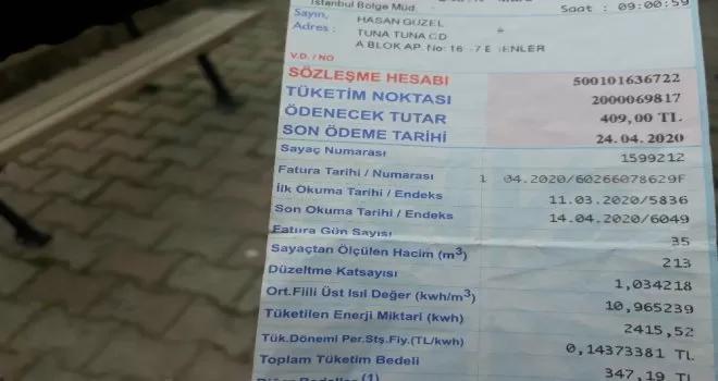 Esenler’de doğal gaz faturası tepkisi
