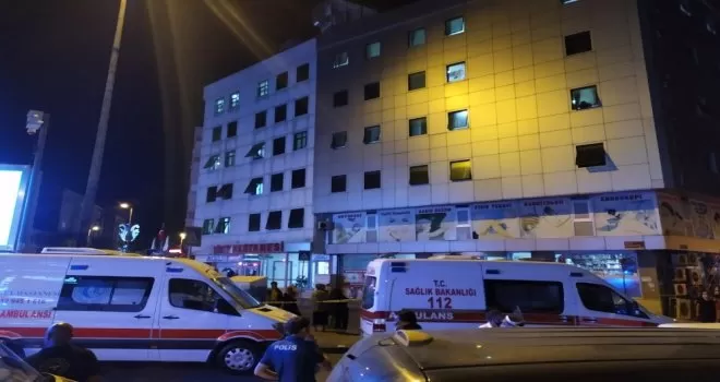 Esenler’de hastane yangını
