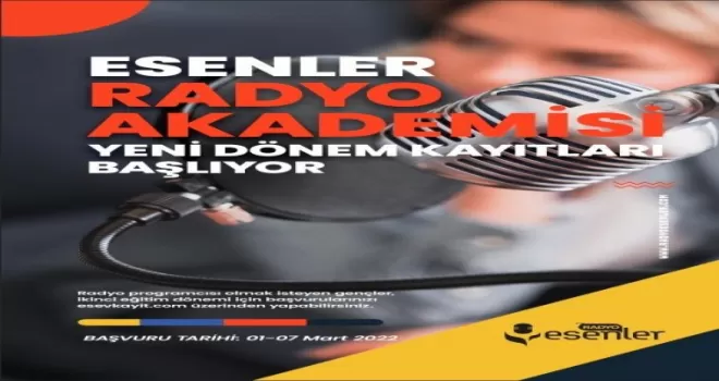 Esenler Radyo Akademisi’nde yeni dönem başlıyor
