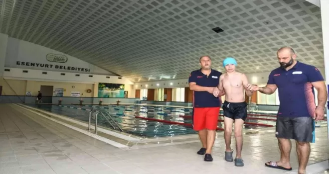 Esenyurt Belediyesi özel çocukların yanında
