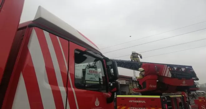 Esenyurt’ta sanayi sitesinde yangın paniği
