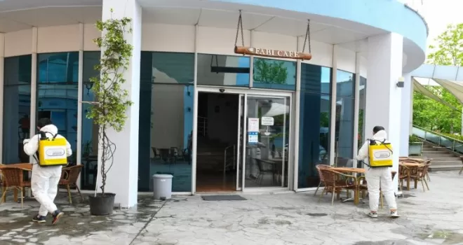 Esenyurt’ta toplu kullanım alanları dezenfekte edildi
