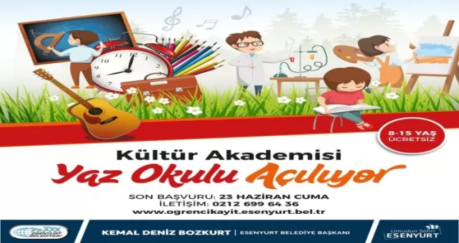 Esenyurt’ta yaz okulları açılıyor
