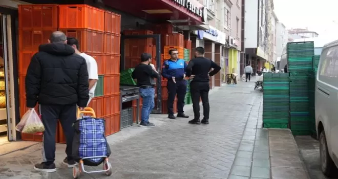 Eskişehir’de kaldırım işgallerine sıkı denetim