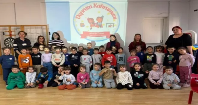 Eskişehir’de miniklere deprem farkındalık atölyesi