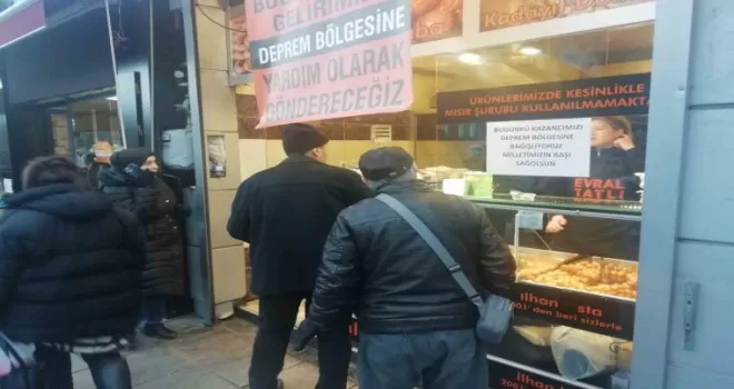 Eskişehirli esnaftan depremzedeler için anlamlı çalışma
