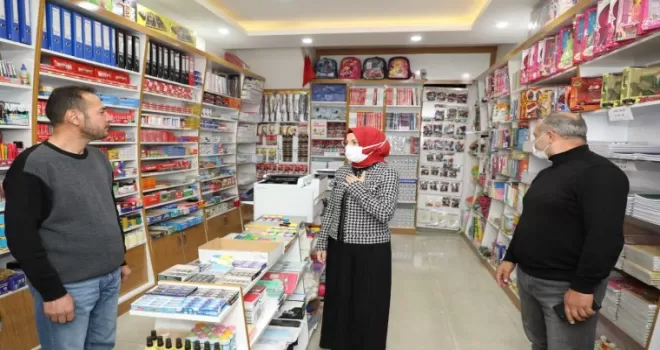 Esnaf ziyaretleri hız kesmiyor
