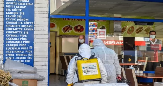 Esnafa hijyen ve işgal harcı desteği
