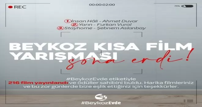 Evde korona günlerinin filmini yaptılar, ödülleri aldılar

