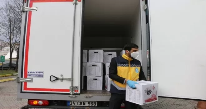 Eyüpsultan Belediyesinin gıda kolisi yardımı 22 bine ulaştı
