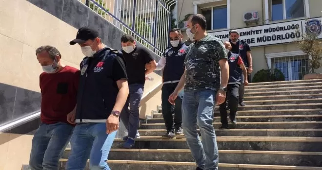 Eyüpsultan’da çete operasyonu: 8 gözaltı
