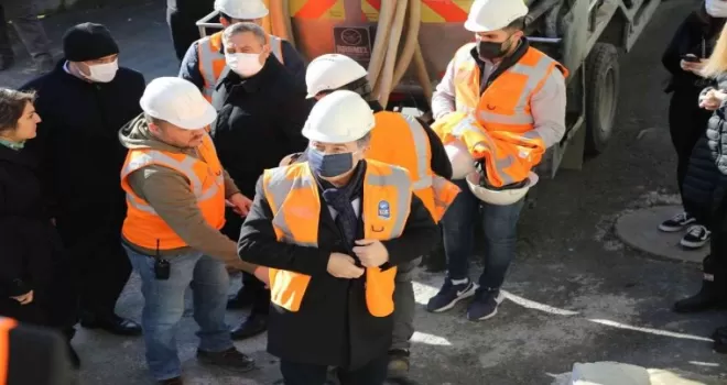 Eyüpsultan’da kentsel dönüşüm alanında yıkım başladı
