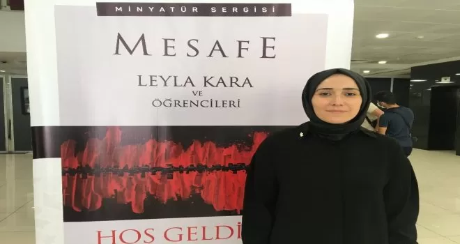 Eyüpsultan’da “Mesafe“ minyatür sergisi açıldı
