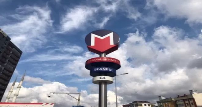 Eyüpsultan’daki metroda hareketli dakikalar
