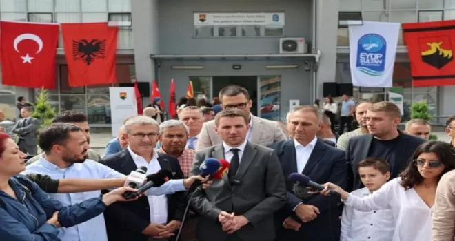 Eyüpsultan’dan Haraçina’ya su tesisi

