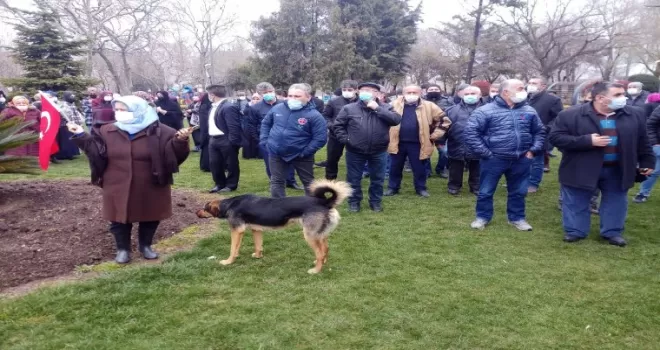 Eyüpsultan sakinlerinden İBB önünde "kentsel dönüşüm" eylemi
