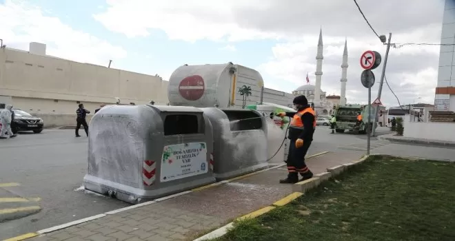Eyüpsultan sokak sokak temizlenip dezenfekte ediliyor
