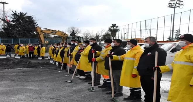 Fatih Belediyesi, kar yağışına hazır
