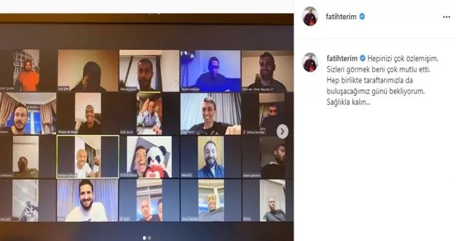 Fatih Terim: “Hepinizi çok özlemişim“
