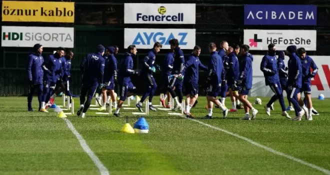Fenerbahçe, Antalyaspor hazırlıklarını sürdürdü
