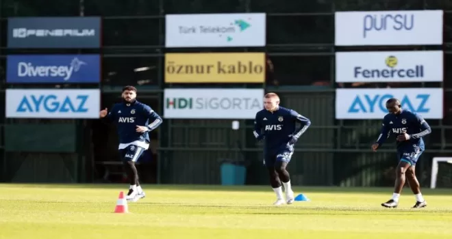 Fenerbahçe’de Serdar ve Sinan takımdan ayrı çalıştı
