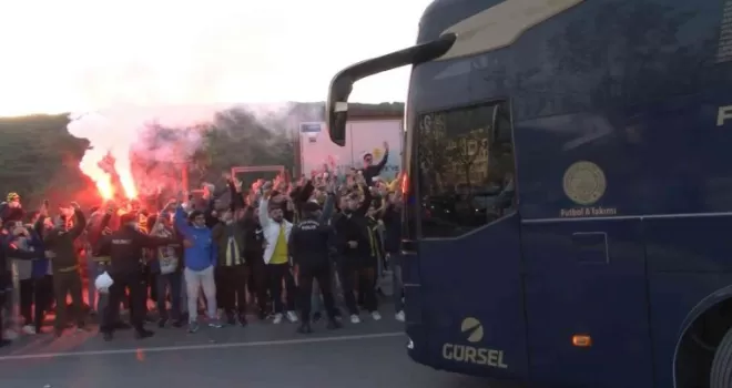Fenerbahçe derbi için yola çıktı
