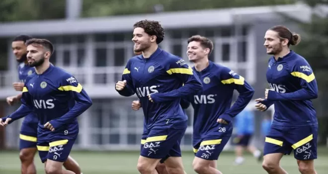 Fenerbahçe, Dinamo Kiev maçı hazırlıklarını sürdürdü
