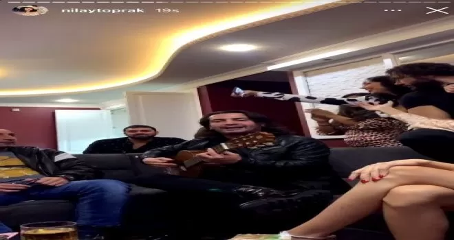 Fenomenlerin ev partisi kamerada
