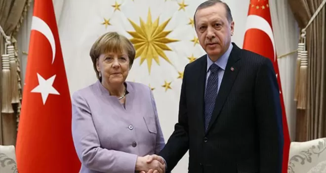 Cumhurbaşkanı Erdoğan, Merkel’le telefonda görüştü