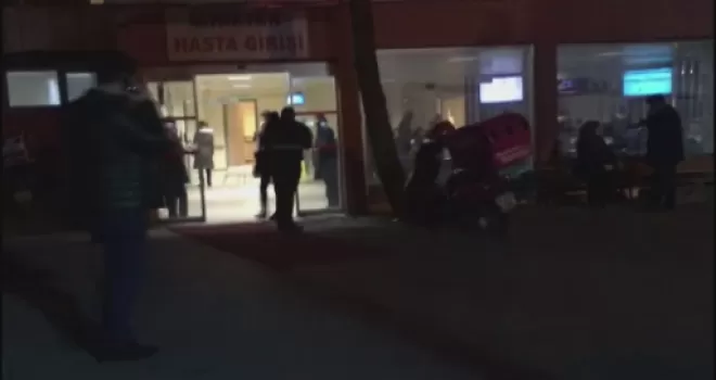 Hastanenin karantina servisine alınmayan şahıs dehşet saçtı: 2 yaralı
