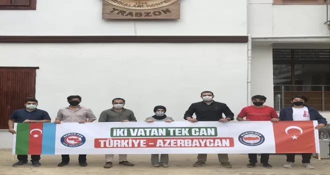 Genç MEMUR-SEN Trabzon'dan Azerbaycan'a destek!