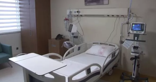 Başakşehir Şehir Hastanesinin yoğun bakım üniteleri görüntülendi