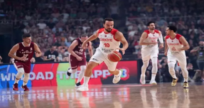 FIBA 2023 Dünya Kupası Avrupa Elemeleri: Letonya: 111 - Türkiye: 85
