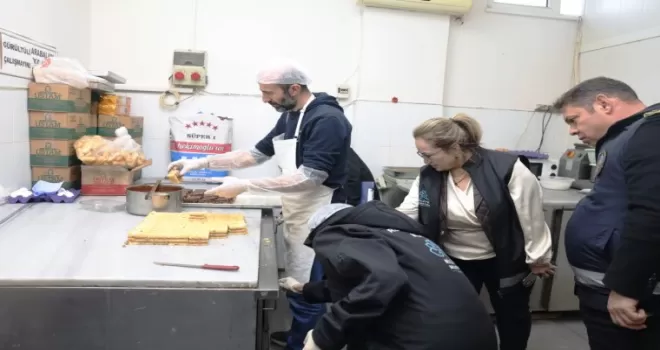Fırın ve pastanelere şok baskın