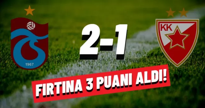Fırtına 3 Puanı Aldı!