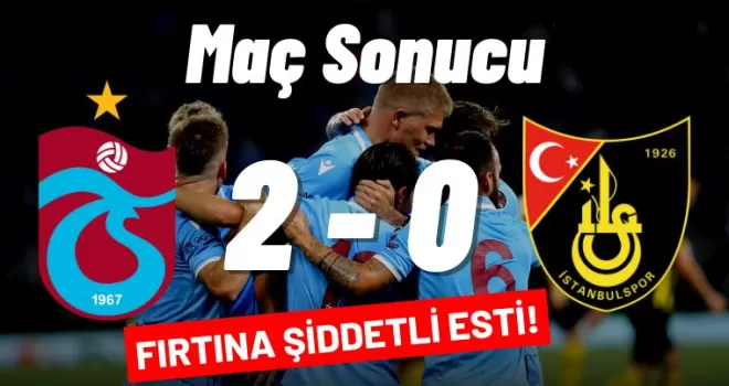 Fırtına şiddetli esti!