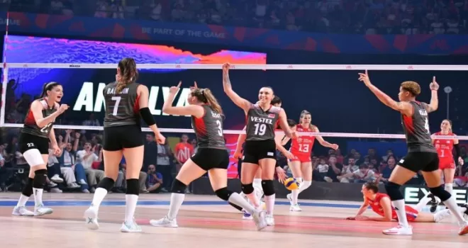 FIVB Milletler Ligi: Hollanda: 0 - Türkiye: 3
