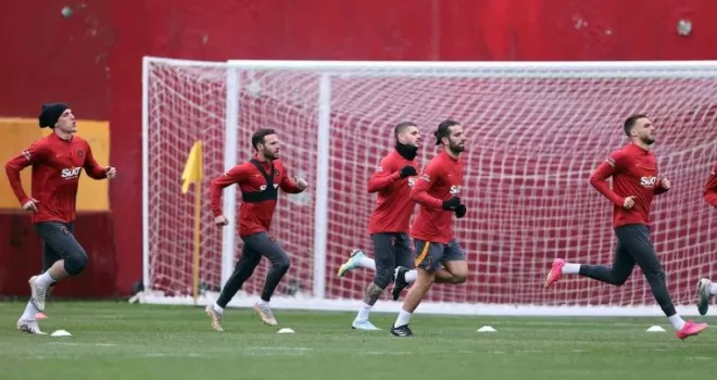 Galatasaray, Beşiktaş maçı hazırlıklarını sürdürdü
