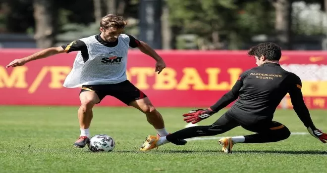 Galatasaray’da Alanyaspor mesaisi devam etti
