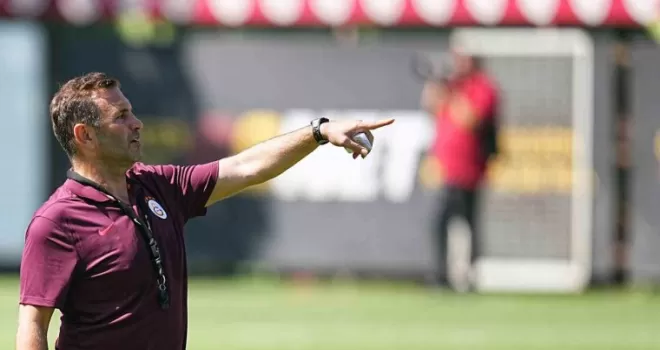 Galatasaray’da Zaha takımla çalıştı
