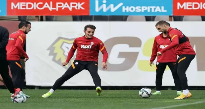 Galatasaray, Gaziantep FK maçı hazırlıklarını sürdürdü
