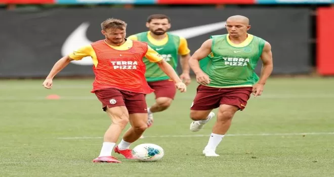 Galatasaray, Göztepe maçının hazırlıklarını sürdürdü
