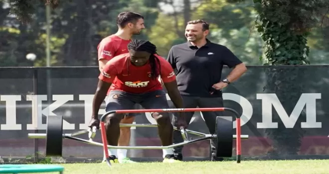 Galatasaray, Trabzonspor maçı hazırlıklarını sürdürdü
